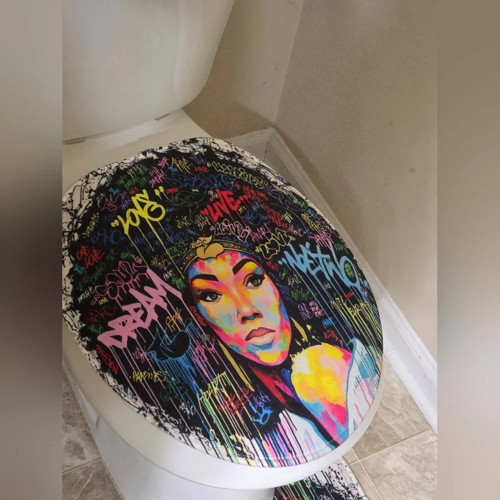 Afro Queen Shower Curtain - Multicolor